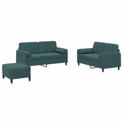 VidaXL 3202006, Verde, Schiuma, Metallo, Poliestere, Polywood, Tessile, 158 cm, 77 cm, 80 cm