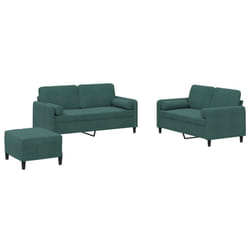 VidaXL 3202006 set di mobili per soggiorno Verde