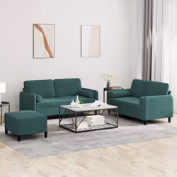 VidaXL 3202006 set di mobili per soggiorno Verde