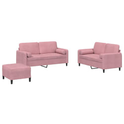 VidaXL 3202007 set di mobili per soggiorno Rosa