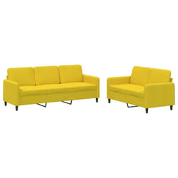 VidaXL 3202020 set di mobili per soggiorno Giallo