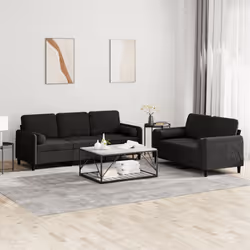 VidaXL 3202039 set di mobili per soggiorno Nero