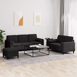 VidaXL 3202049 set di mobili per soggiorno Nero - Vista aggiuntiva 2
