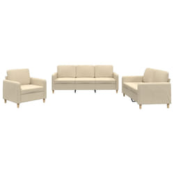 VidaXL 3202056 set di mobili per soggiorno Crema