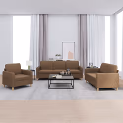 VidaXL 3202057 set di mobili per soggiorno Marrone - Vista aggiuntiva 2