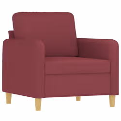 VidaXL 3202060 set di mobili per soggiorno Rosso