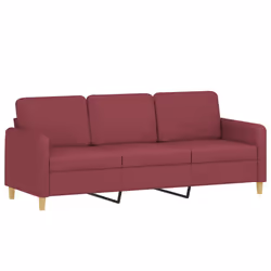VidaXL 3202060 set di mobili per soggiorno Rosso - Vista aggiuntiva 5
