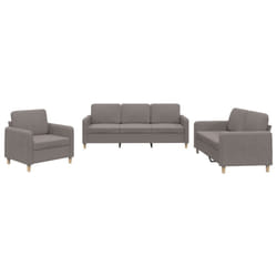 VidaXL 3202061 set di mobili per soggiorno Grigio talpa