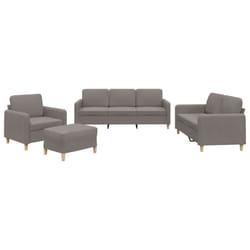 VidaXL 3202069 set di mobili per soggiorno Grigio talpa