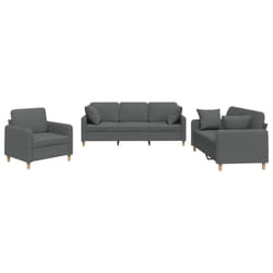 VidaXL 3202071 set di mobili per soggiorno Grigio