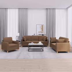 VidaXL 3202073 set di mobili per soggiorno Marrone - Vista aggiuntiva 2