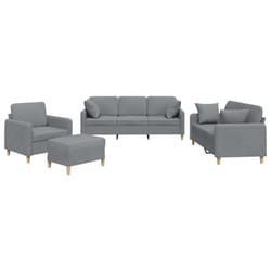 VidaXL 3202078 set di mobili per soggiorno Grigio