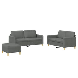 VidaXL 3202095 set di mobili per soggiorno Grigio