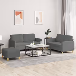 VidaXL 3202095 set di mobili per soggiorno Grigio