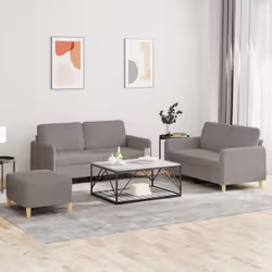 VidaXL 3202101 set di mobili per soggiorno Grigio talpa