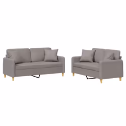 VidaXL 3202109, Grigio talpa, Schiuma, Metallo, Poliestere, Tessile, 158 cm, 77 cm, 80 cm