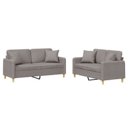 VidaXL 3202109 set di mobili per soggiorno Grigio talpa
