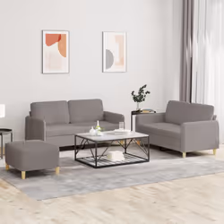 VidaXL 3202117 set di mobili per soggiorno Grigio talpa