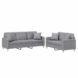 VidaXL 3202126, Grigio, Schiuma, Metallo, Poliestere, Tessile, 198 cm, 77 cm, 80 cm