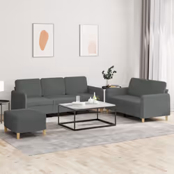 VidaXL 3202127 set di mobili per soggiorno Grigio