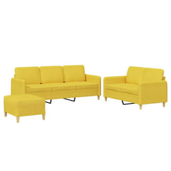 VidaXL 3202131 set di mobili per soggiorno Giallo