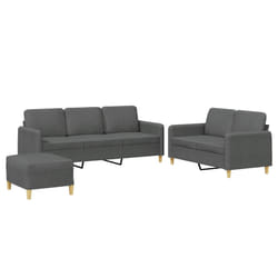 VidaXL 3202143 set di mobili per soggiorno Grigio