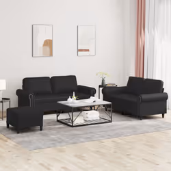 VidaXL 3202155 set di mobili per soggiorno Nero - Vista aggiuntiva 2