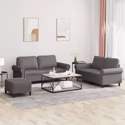 VidaXL 3202157 set di mobili per soggiorno Grigio
