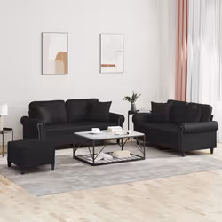 VidaXL 3202165 set di mobili per soggiorno Nero