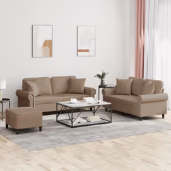 VidaXL 3202169 set di mobili per soggiorno Cappuccino - Vista aggiuntiva 2