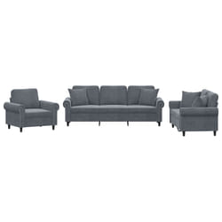 VidaXL 3202181 set di mobili per soggiorno Grigio