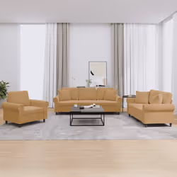 VidaXL 3202187 set di mobili per soggiorno Marrone - Vista aggiuntiva 2