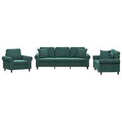 VidaXL 3202192 set di mobili per soggiorno Verde