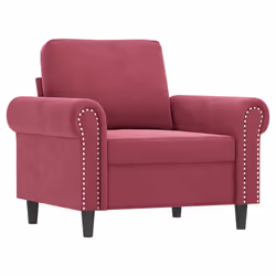 VidaXL 3202194 set di mobili per soggiorno Rosso - Vista aggiuntiva 3