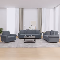 VidaXL 3202201 set di mobili per soggiorno Grigio