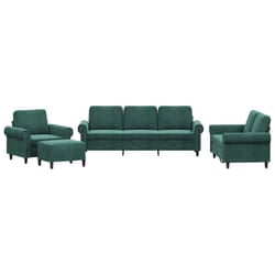VidaXL 3202202 set di mobili per soggiorno Verde