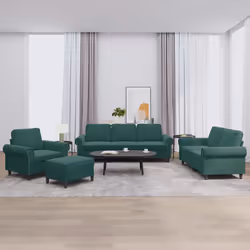 VidaXL 3202202 set di mobili per soggiorno Verde - Vista aggiuntiva 2