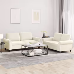 VidaXL 3202218 set di mobili per soggiorno Crema - Vista aggiuntiva 2