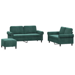 VidaXL 3202222 set di mobili per soggiorno Verde