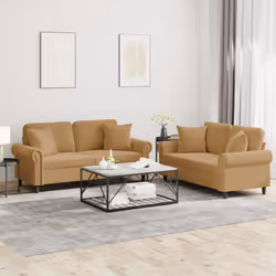 VidaXL 3202227 set di mobili per soggiorno Marrone - Vista aggiuntiva 2