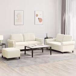 VidaXL 3202228 set di mobili per soggiorno Crema - Vista aggiuntiva 2