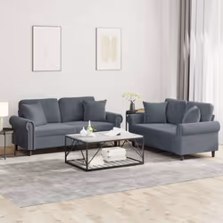 VidaXL 3202231 set di mobili per soggiorno Grigio