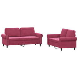 VidaXL 3202234 set di mobili per soggiorno Rosso