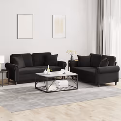 VidaXL 3202235 set di mobili per soggiorno Nero