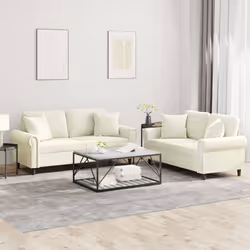 VidaXL 3202238 set di mobili per soggiorno Crema - Vista aggiuntiva 2