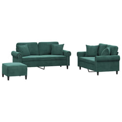 VidaXL 3202242 set di mobili per soggiorno Verde