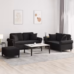VidaXL 3202245 set di mobili per soggiorno Nero - Vista aggiuntiva 2