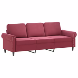 VidaXL 3202254 set di mobili per soggiorno Rosso - Vista aggiuntiva 4