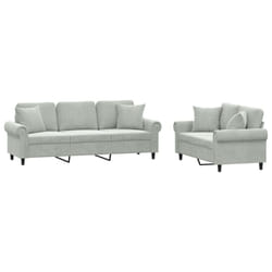 VidaXL 3202260 set di mobili per soggiorno Grigio
