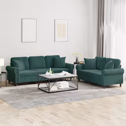 VidaXL 3202262 set di mobili per soggiorno Verde